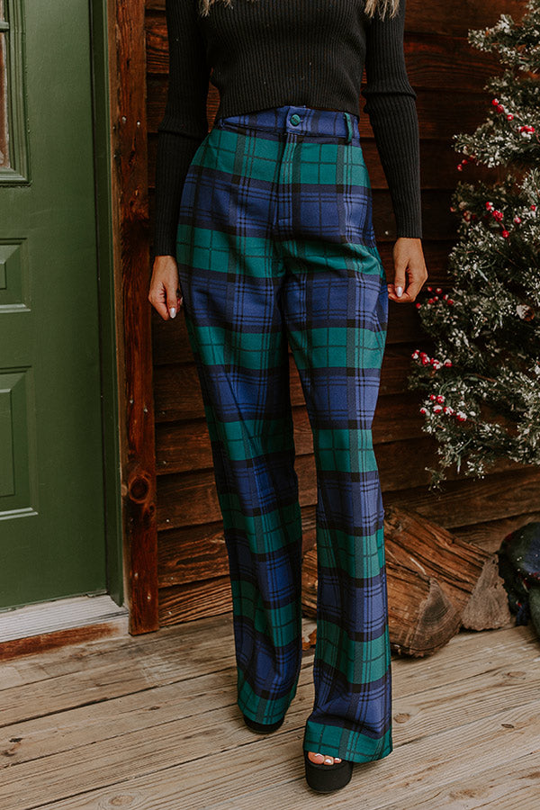 The Meena High Waist Plaid Pants Image - 2