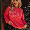 Jolly Graphic Tee In Red Curves Image - 1