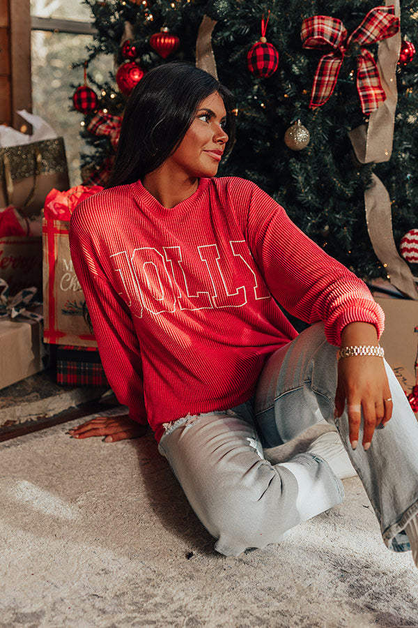 Jolly Graphic Tee In Red Image - 2