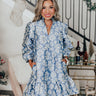 Garden Glamour Jacquard Mini Dress Image - 1