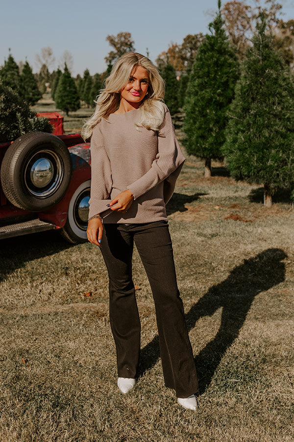 Caffeine Crush Top In Taupe Image - 2