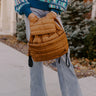 On The Way Backpack In Camel Image - 1