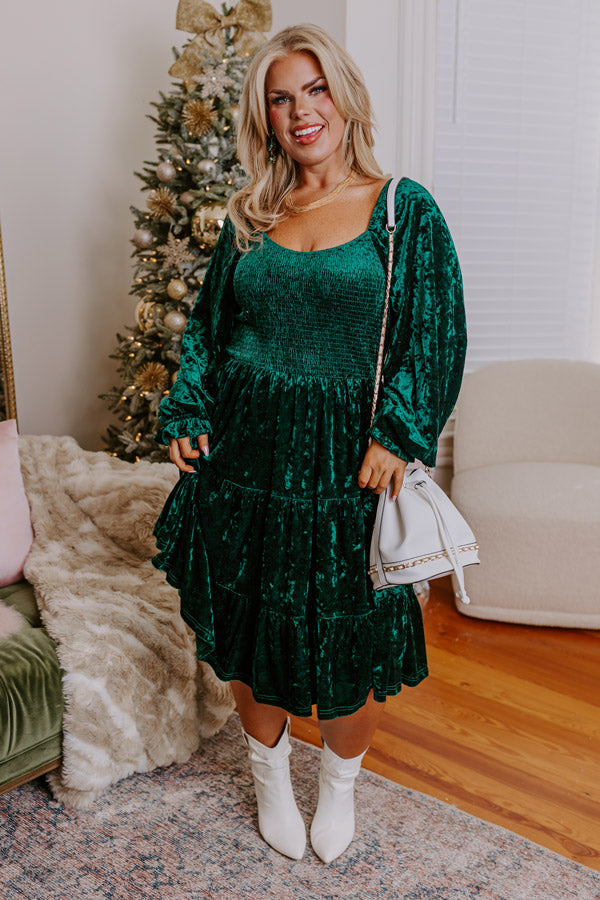 Midnight In London Velvet Midi Curves Image - 3
