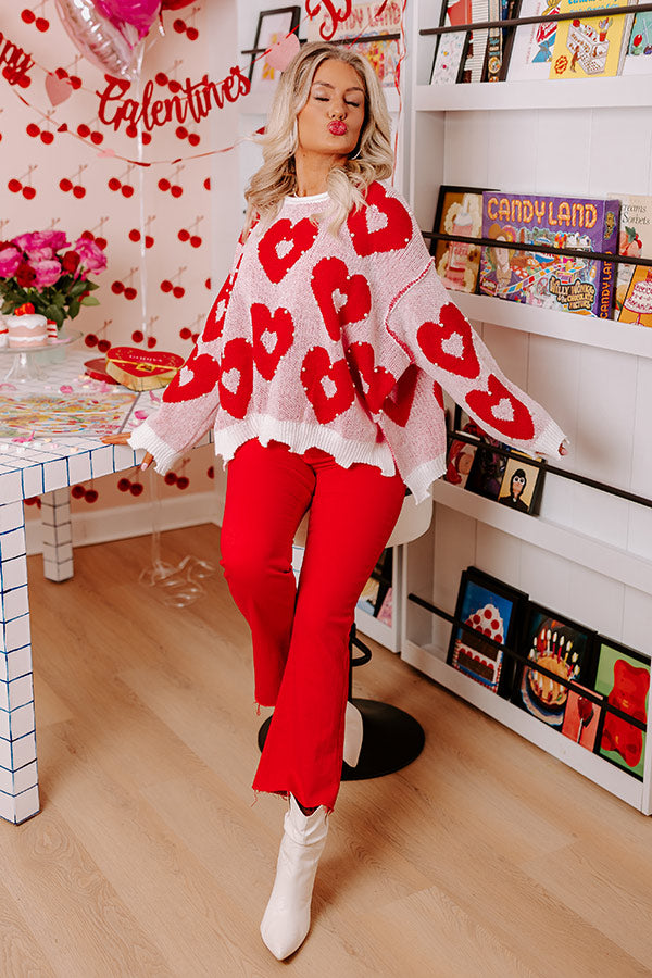 Wrapped In Love Embellished Sweater Image - 1