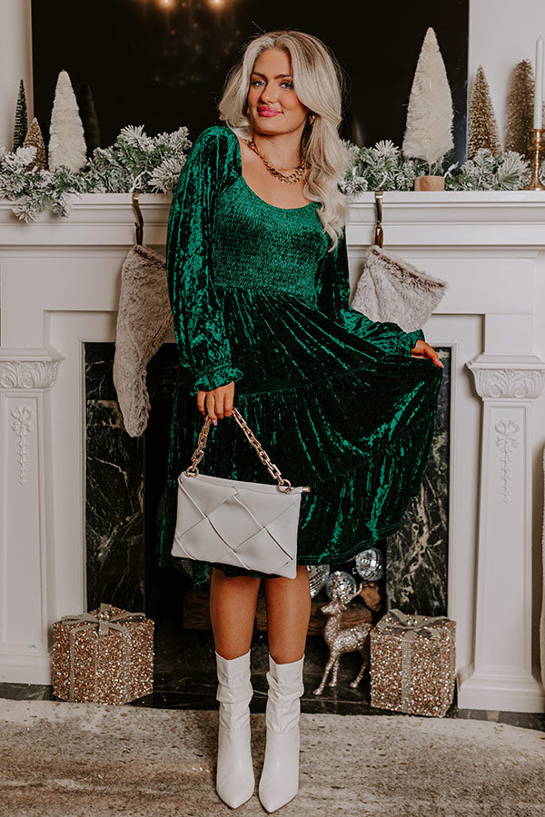 Midnight In London Velvet Midi Image - 1