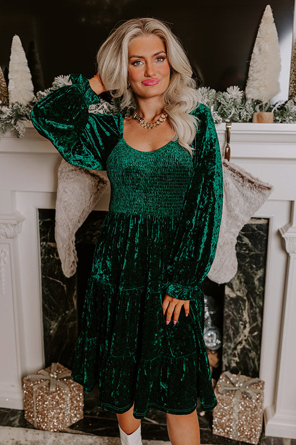 Midnight In London Velvet Midi Image - 2