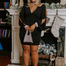 Material Girl Mini Dress in Black Curves Image - 1