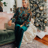 Newsworthy Style Velvet Burnout Top Image - 1