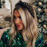 Buttercup Kisses Embellished Headband In Black Image - 1
