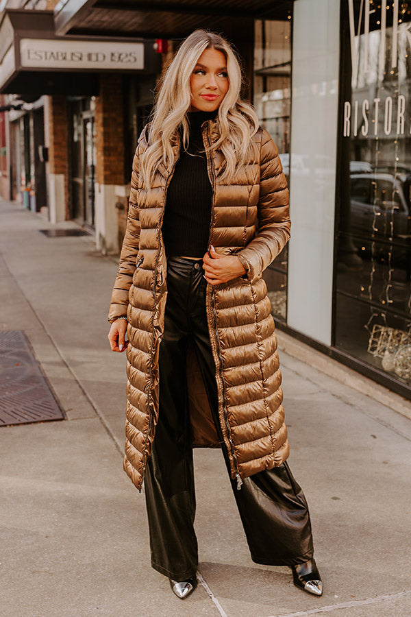 Winding Roads Puffer Coat Image - 1