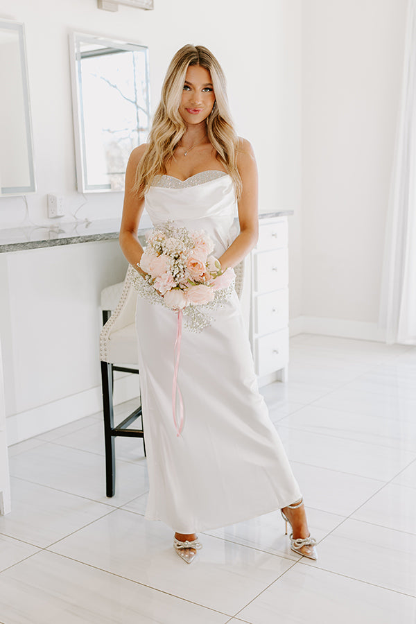 The Perfect Day Satin Midi Image - 3