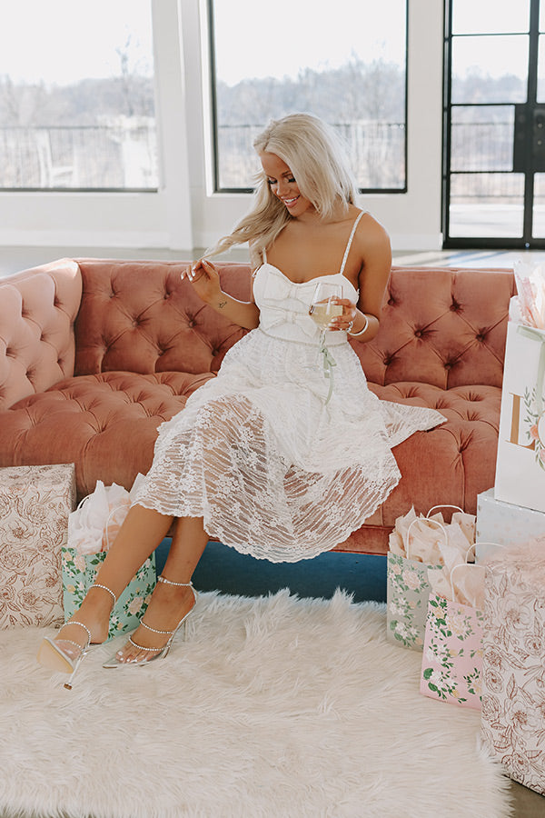 Lovely In Lace Tiered Midi Image - 1
