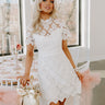 Pure Perfection Crochet Mini Dress Image - 1