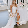 Lovely Moment Satin Maxi Dress Image - 1