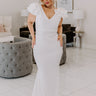 The Lindsey Ruffle Maxi Dress Curves Image - 1