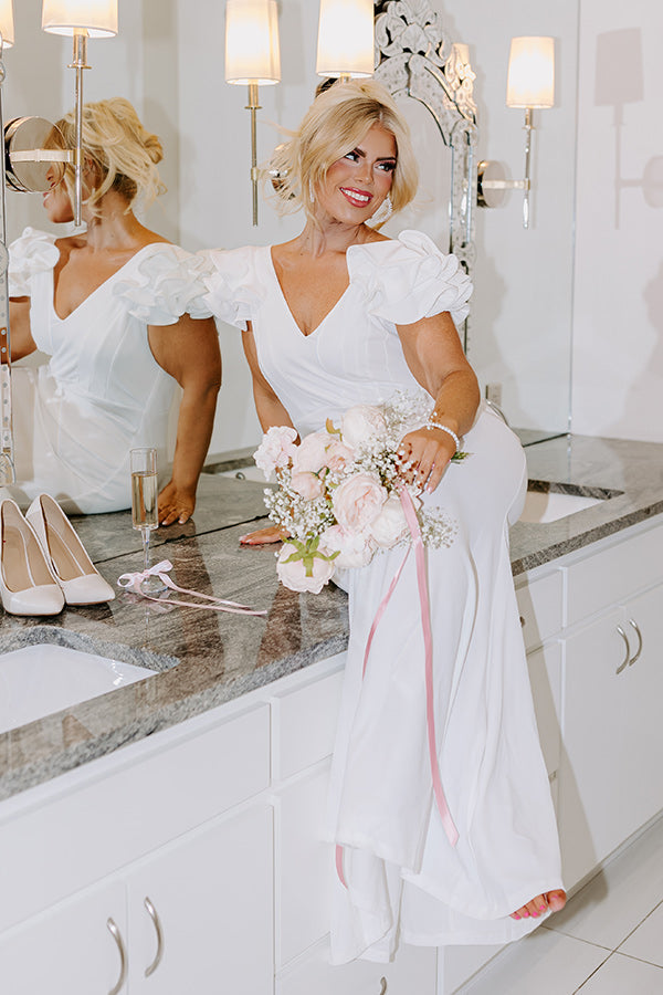 The Lindsey Ruffle Maxi Dress Curves Image - 5