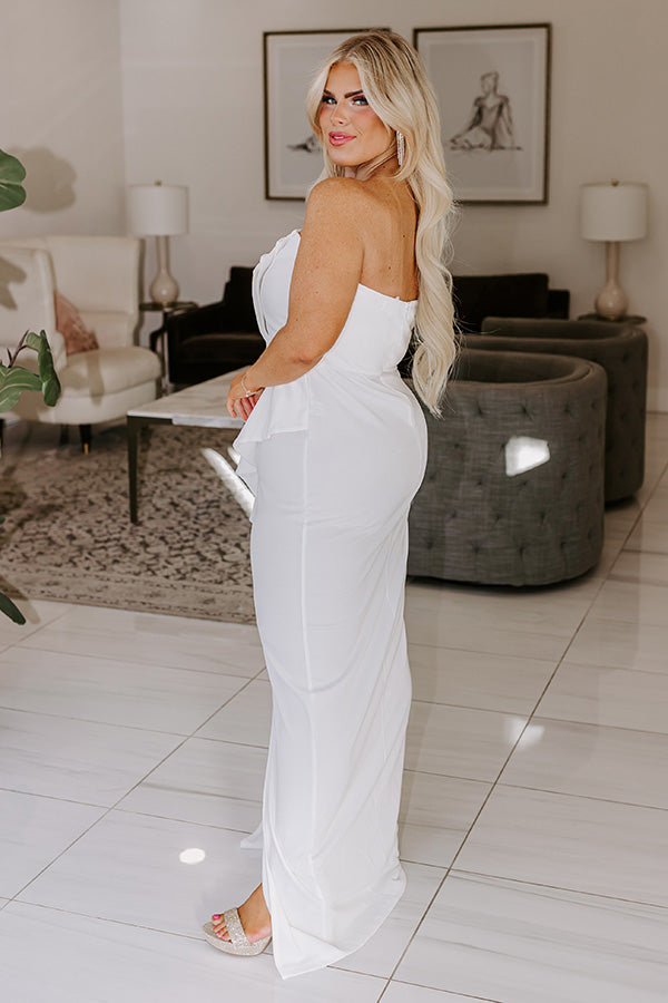 Back To You Maxi in White Curves Image - 3