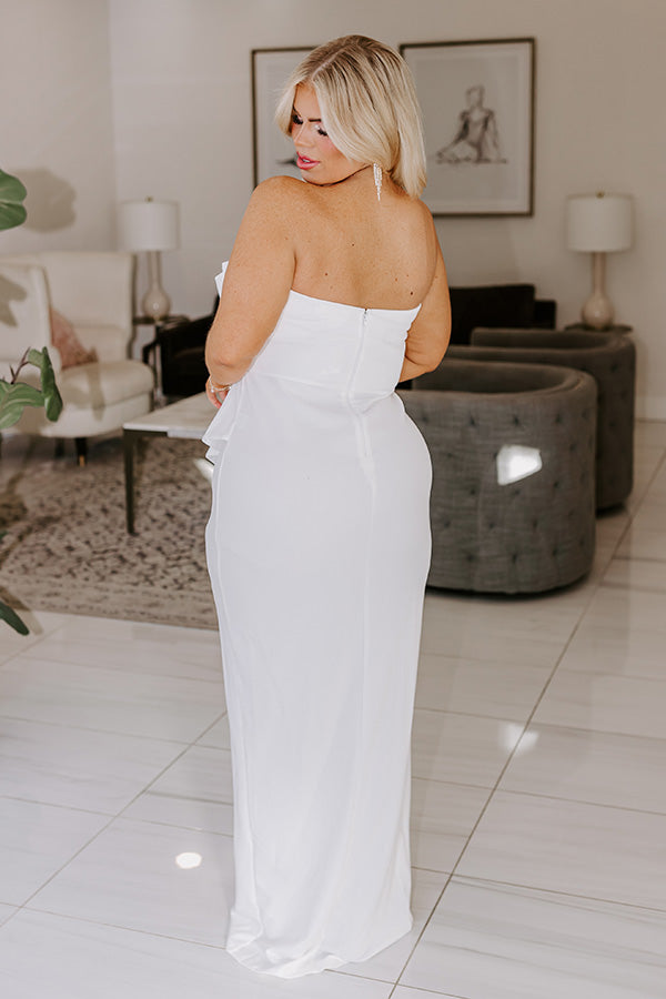 Back To You Maxi in White Curves Image - 4