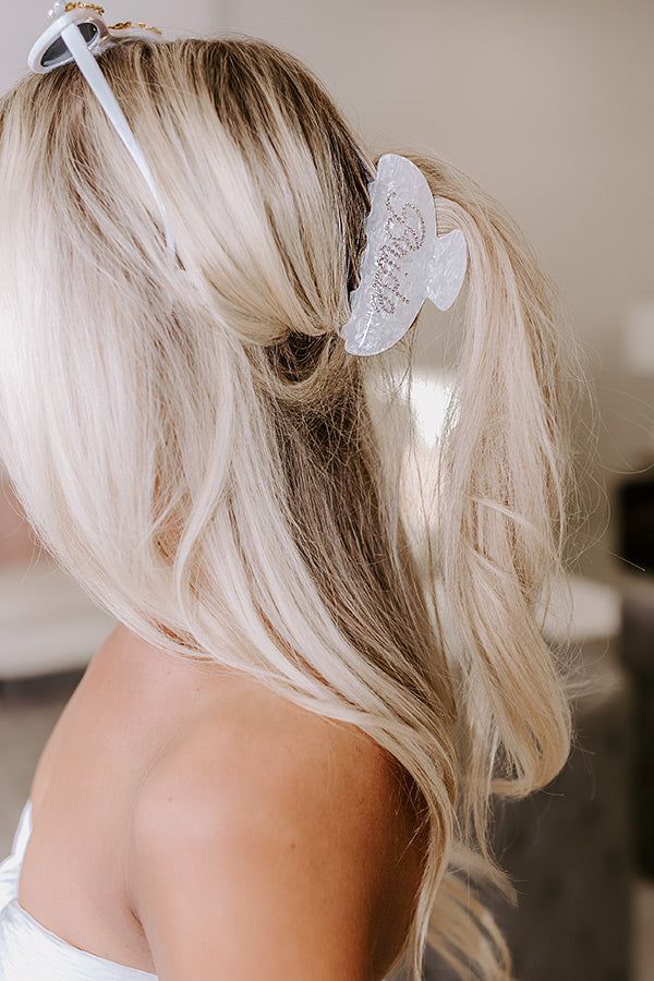 Bride Embellished Hair Claw Clip Image - 1