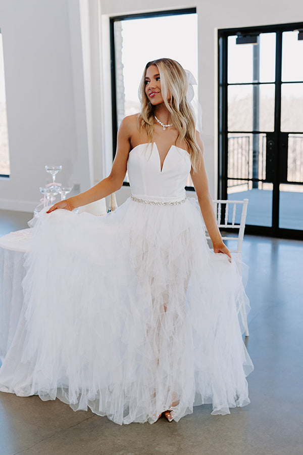 Radiant Runway Tulle Maxi Dress Image - 1