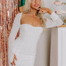 The Gabby Pearl Embellished Mini Dress Image - 1