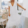 Wedding Bells Ringing Tulle Maxi Dress Image - 1