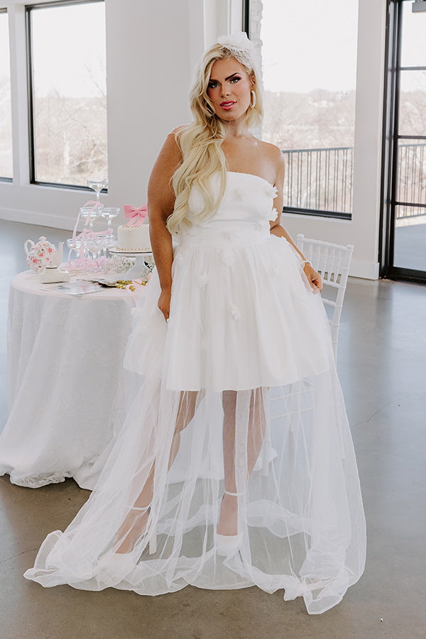Work the Aisle Tulle Maxi Dress Image - 1