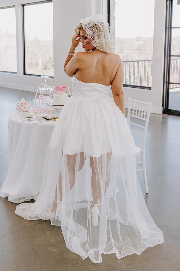 Work the Aisle Tulle Maxi Dress Image - 3