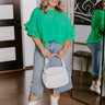 Margarita Date Shift Top in Jade Curves Image - 1