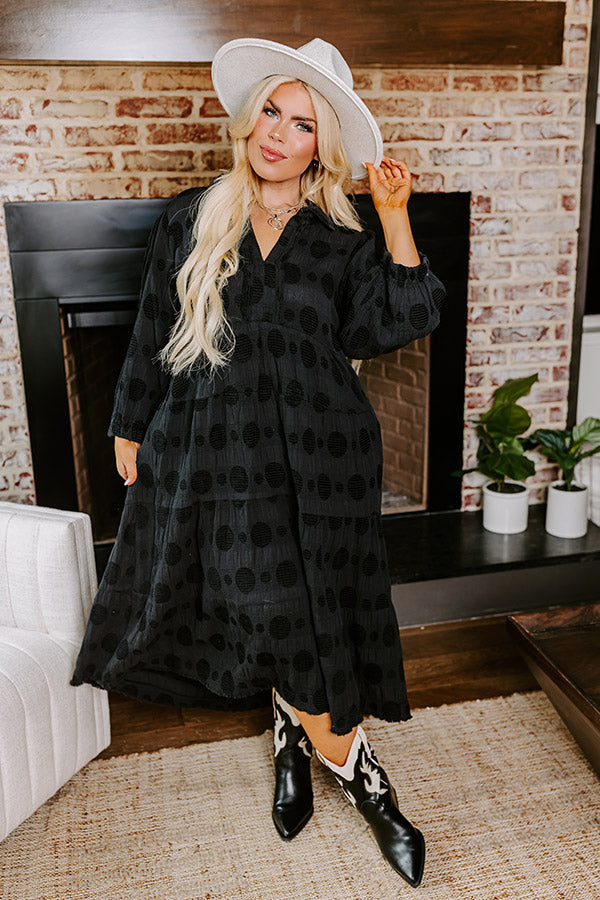 Horizon Light Midi In Black Curves Image - 1