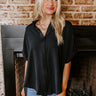 Destined For Decadence Button Up In Black Image - 1
