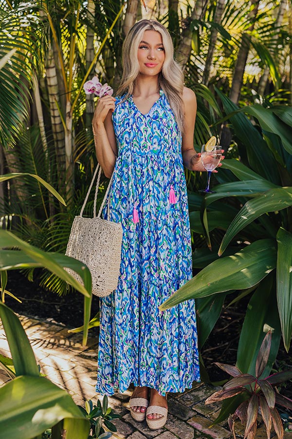 Perfect Retreat Maxi In Blue Image - 1