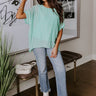 Grateful Life Shift Top In Mint Image - 1