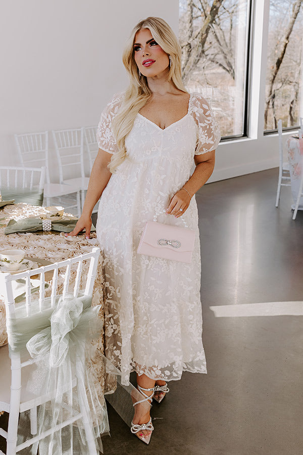 Daydreaming of You Embroidered Midi Curves Image - 1