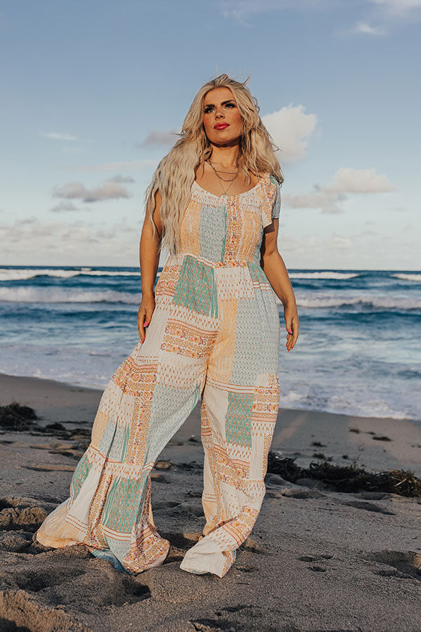 Breezy Retreat Jumpsuit Curves Image - 1