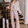 Coffee Run Cutie Straight Leg Pants in Pink Image - 1