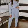 Coffee Run Cutie High Waist Butter Soft Joggers in Sky Blue Image - 1