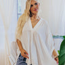 Sun-Kissed Sands Shift Top In White Curves Image - 1