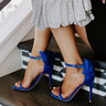 The Candice Heel in Royal Blue Image - 1