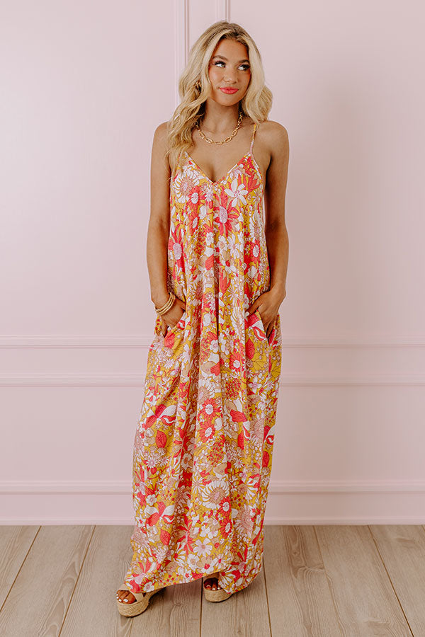 Casually Chic Floral Maxi Image - 5