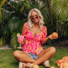 Paradise Palette Peplum Top Image - 1