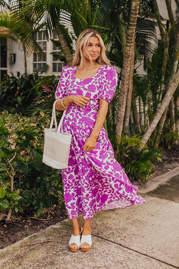Floral Oasis Peplum Top Image - 2