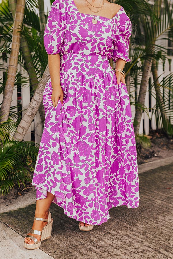 Floral Oasis Maxi Skirt Curves Image - 5