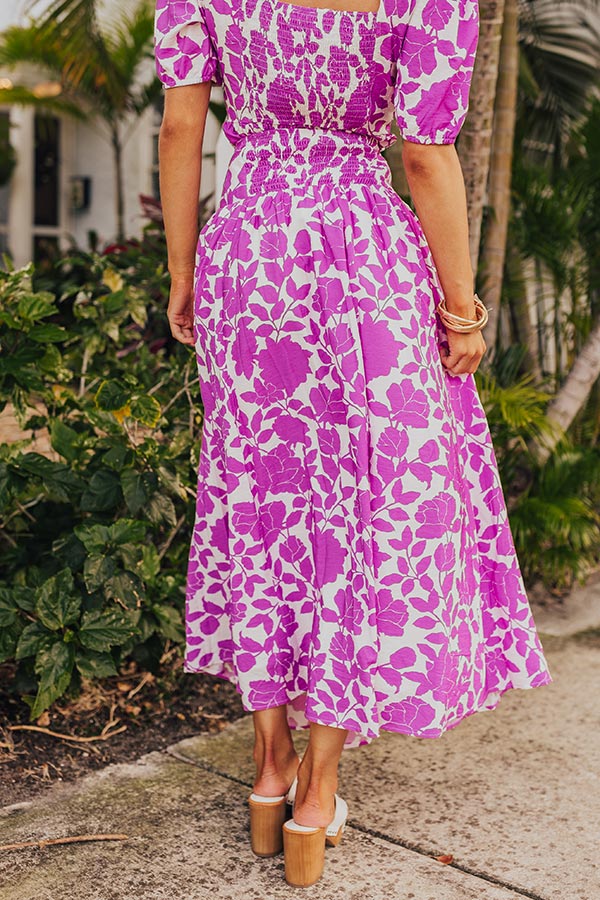 Floral Oasis Maxi Skirt Image - 3