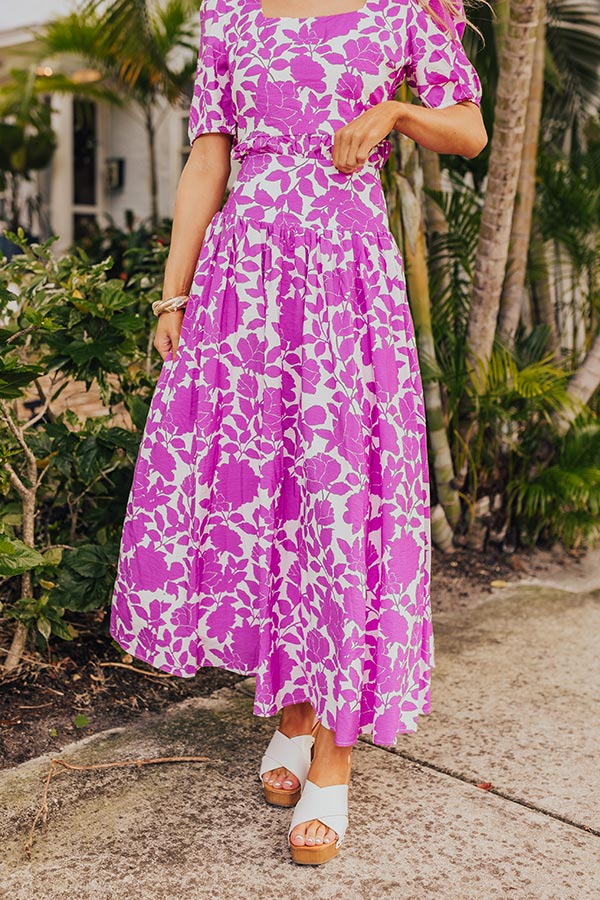 Floral Oasis Maxi Skirt Image - 4