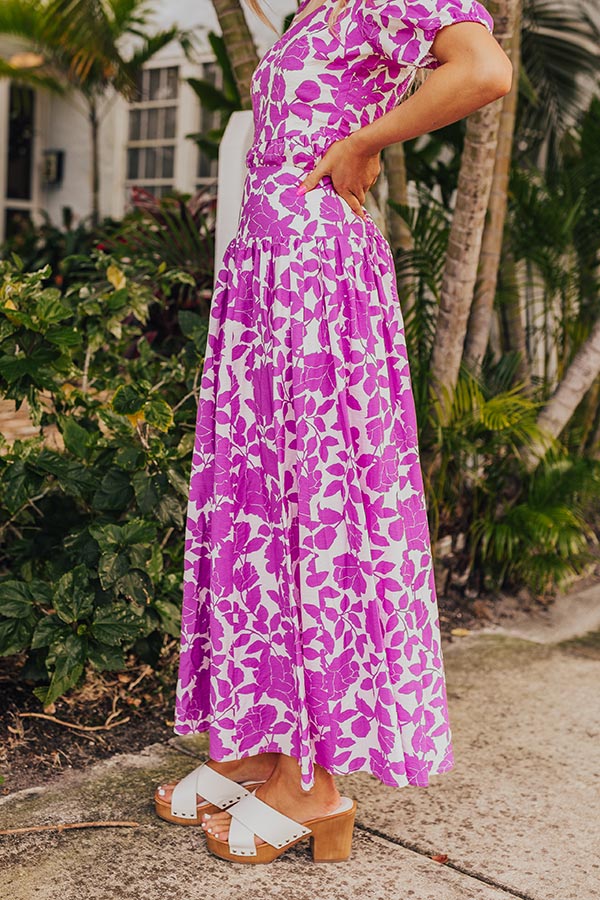 Floral Oasis Maxi Skirt Image - 5