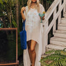 Seaside Peace High Low Cover Up in White Image - 1