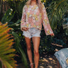 Ocean Front Crochet Top in Blooming Dahlia Image - 1