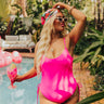 Ride The Tide One Piece Swimsuit in Hot Pink Curves Image - 1