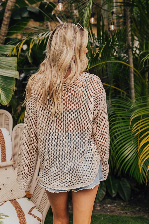 Saltwater Sunrise Knit Top Image - 5